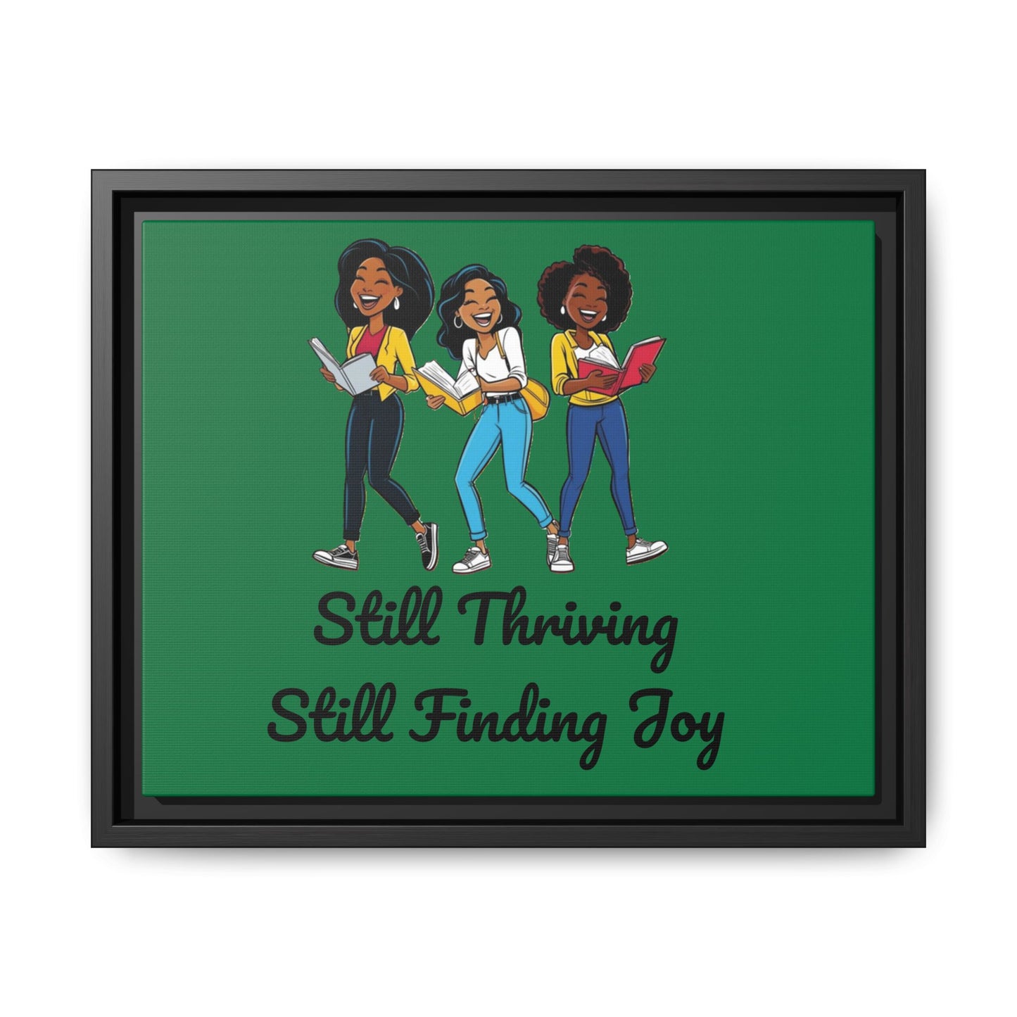 Thriving: Matte Canvas, Framed (Multi-color)