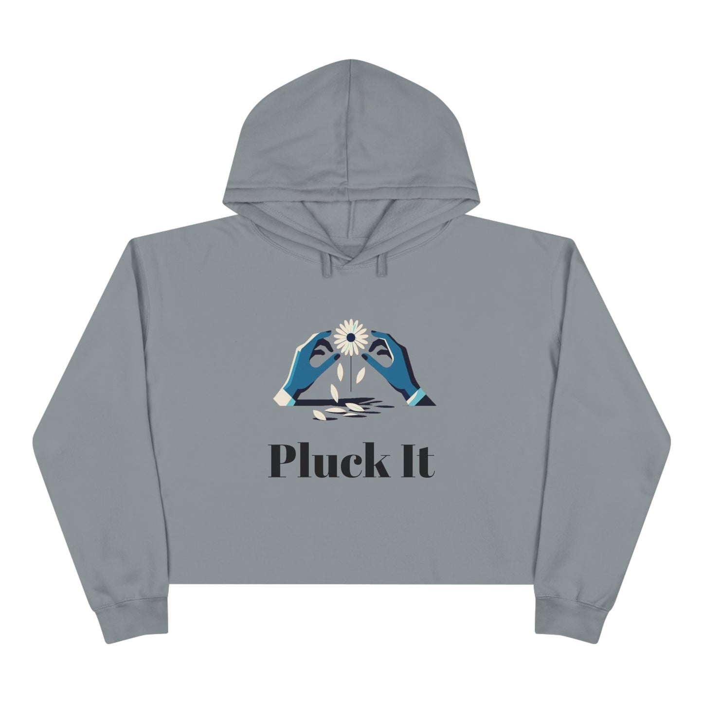 Pluck it Crop Hoodie