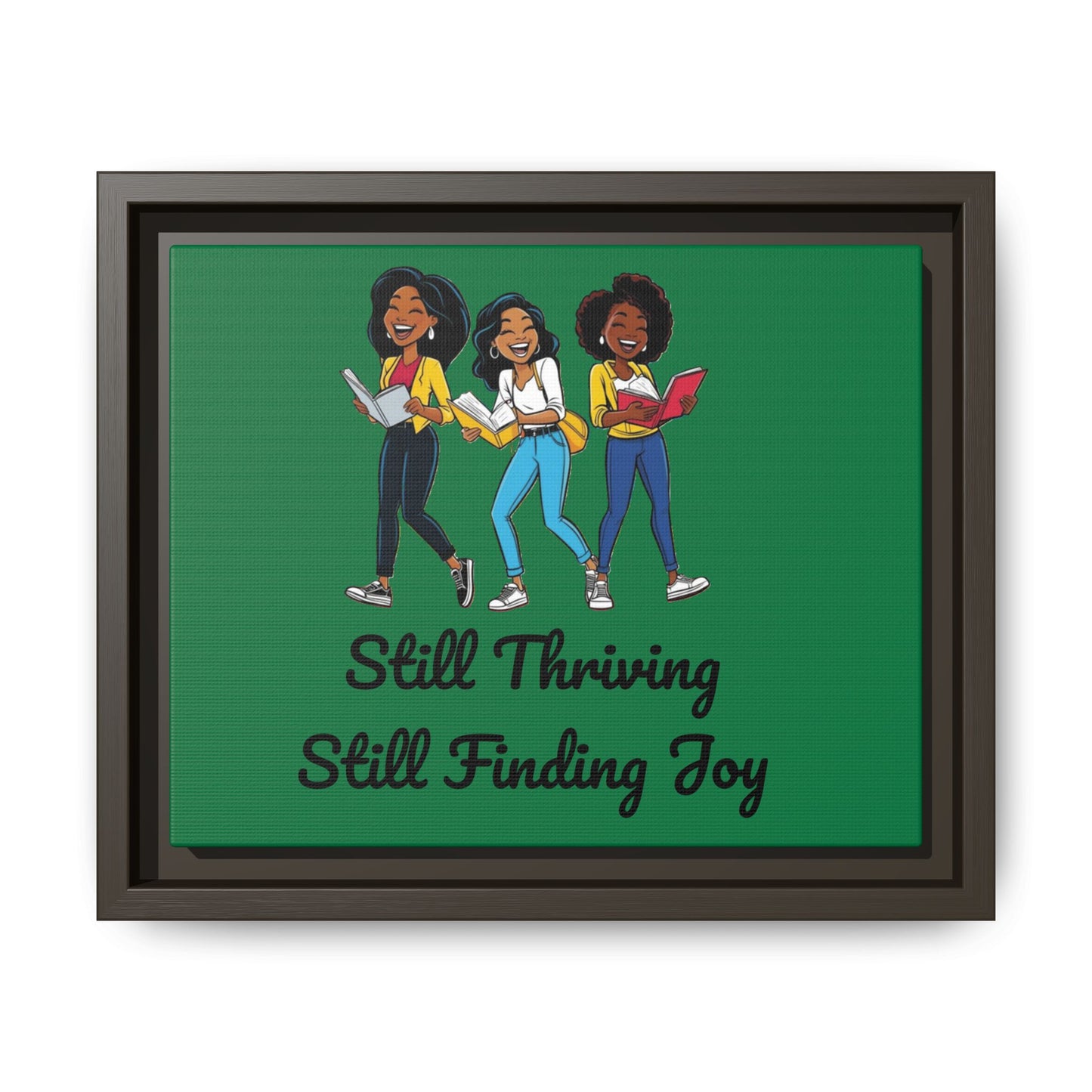 Thriving: Matte Canvas, Framed (Multi-color)