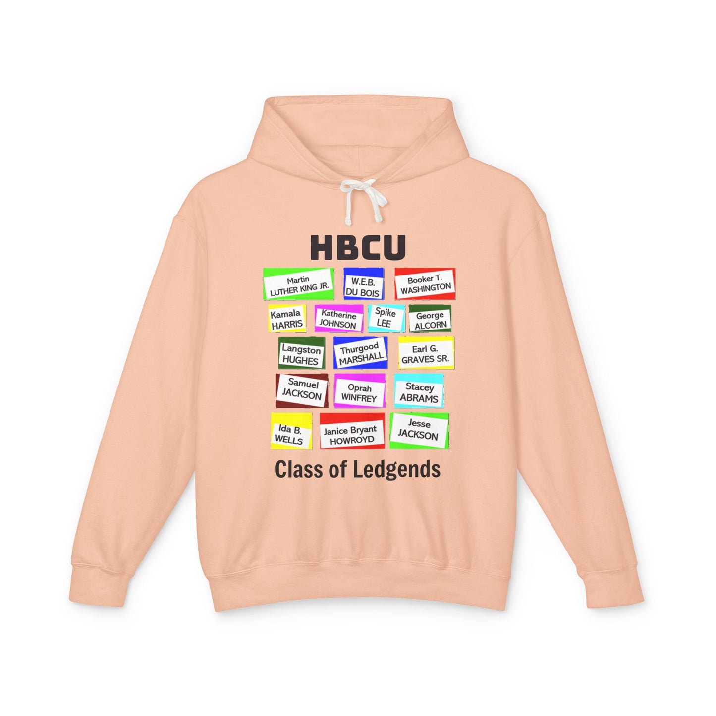 HBCU Legends: Unisex Lightweight Hooded Sweatshirt