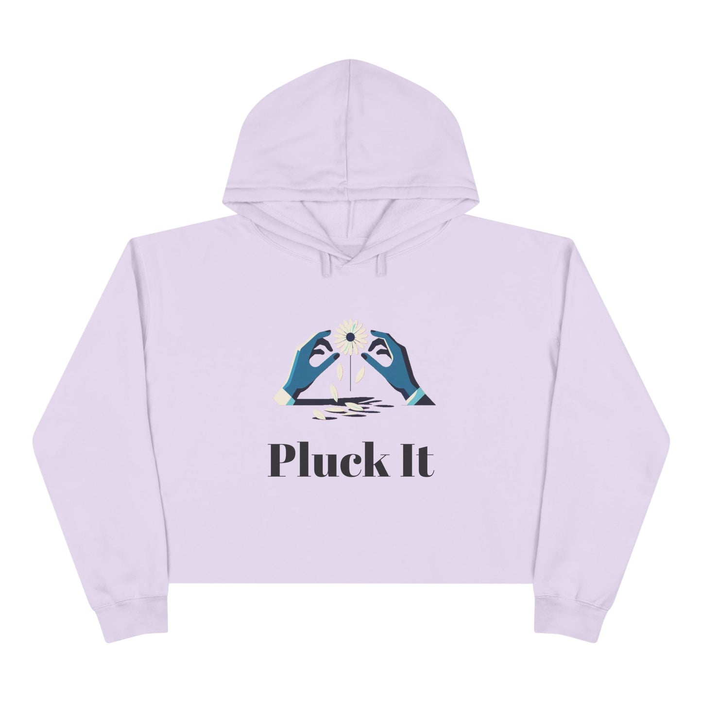 Pluck it Crop Hoodie