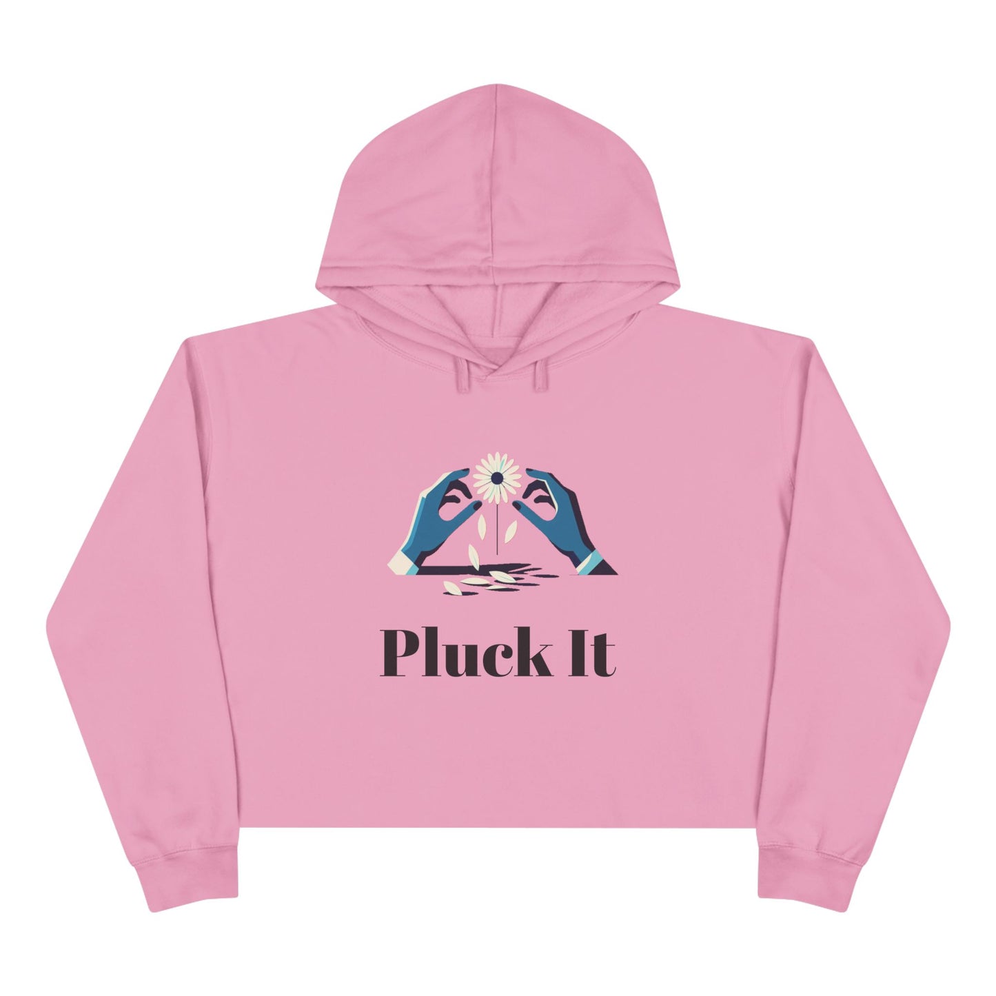 Pluck it Crop Hoodie