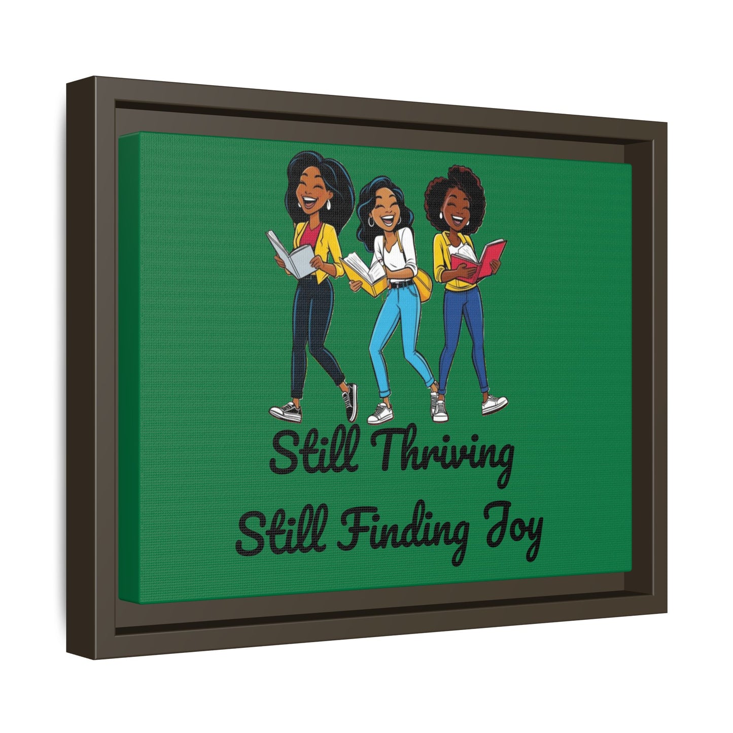 Thriving: Matte Canvas, Framed (Multi-color)