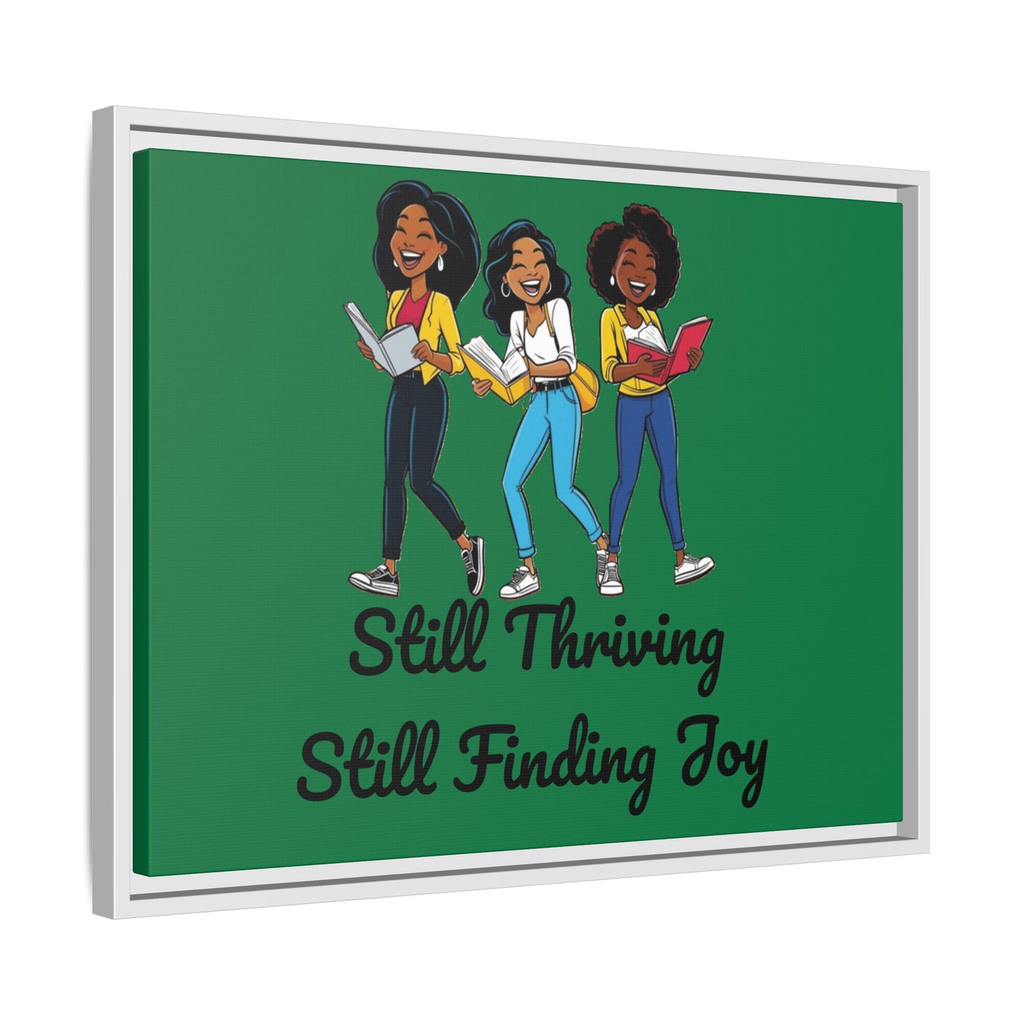 Thriving: Matte Canvas, Framed (Multi-color)