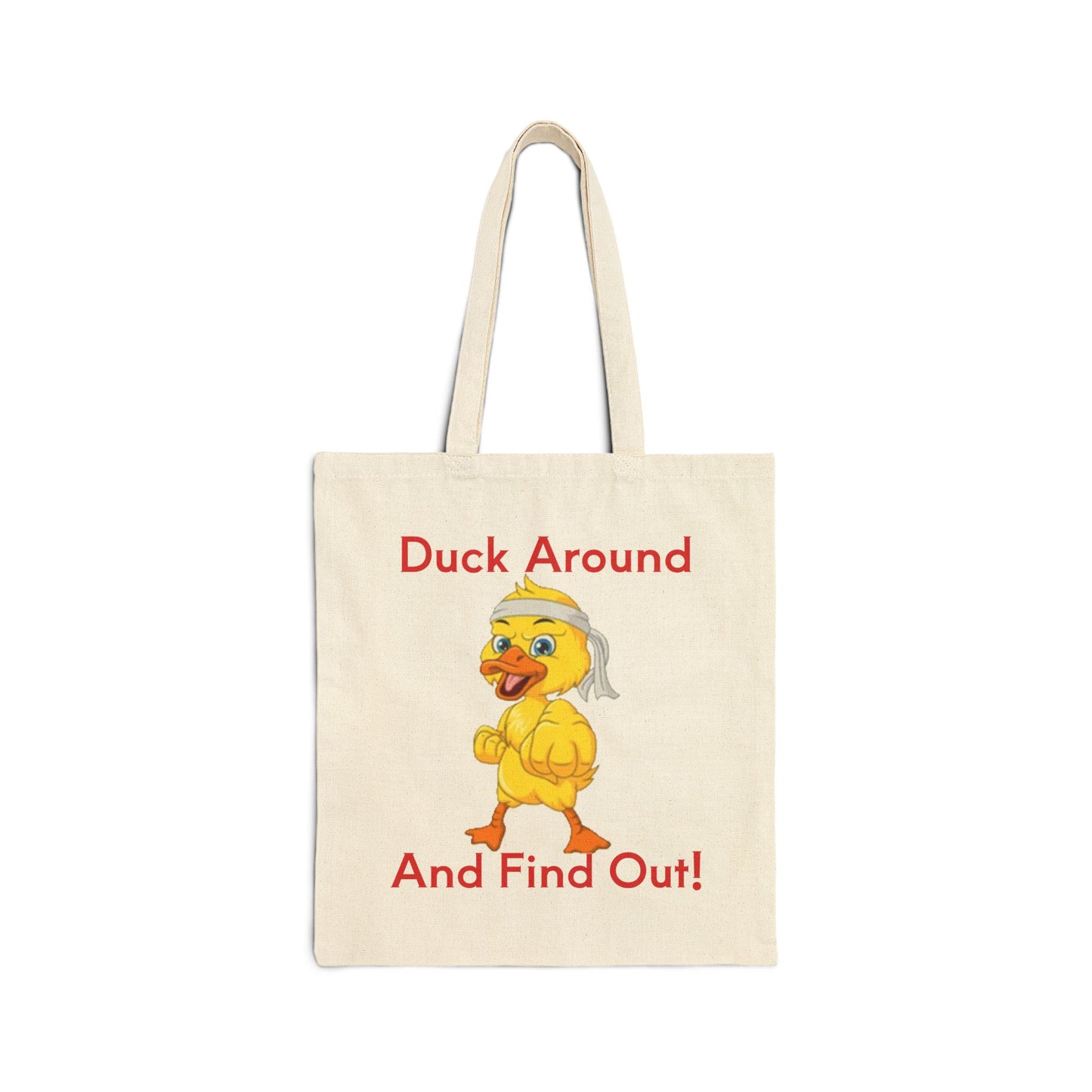 Duck Around Canvas Tote Bag