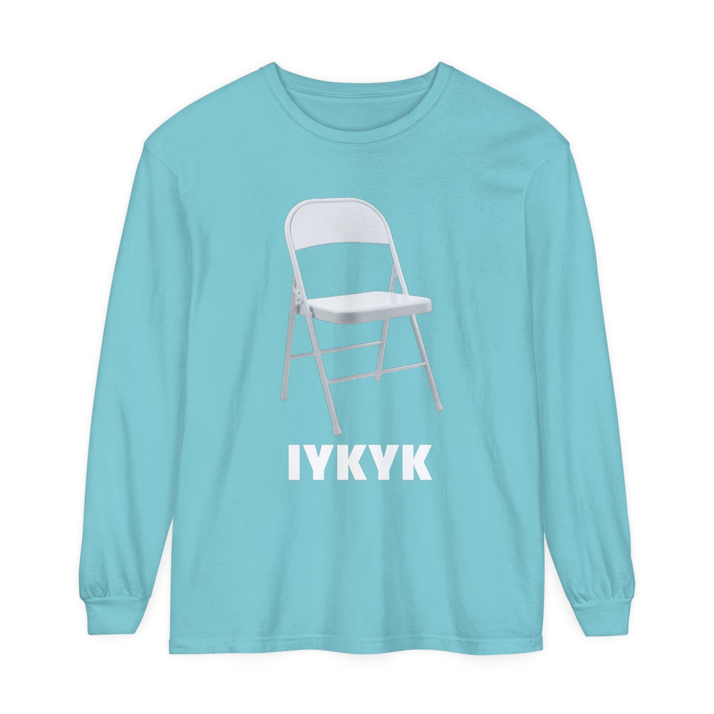 IYKYN: Unisex Garment-dyed Long Sleeve T-Shirt