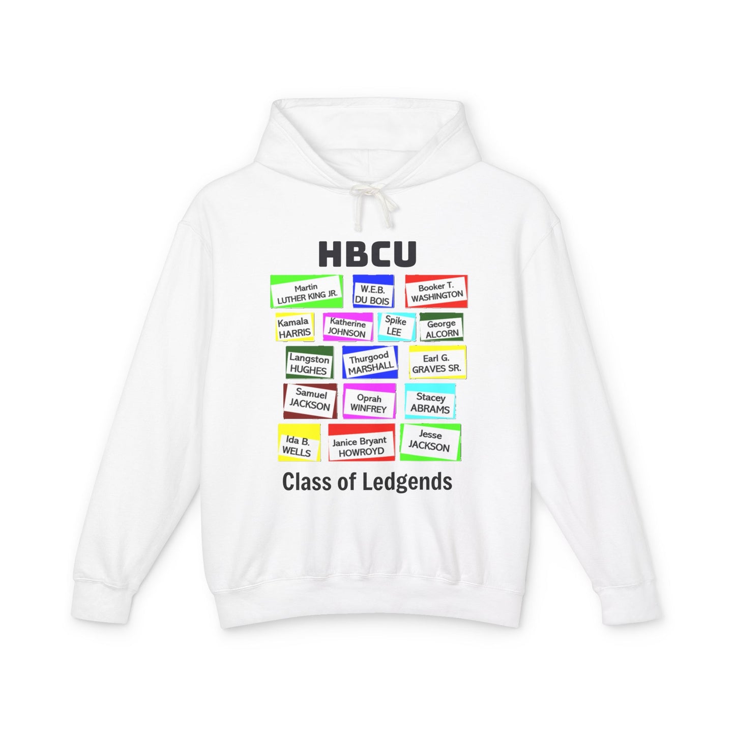 HBCU Legends: Unisex Lightweight Hooded Sweatshirt