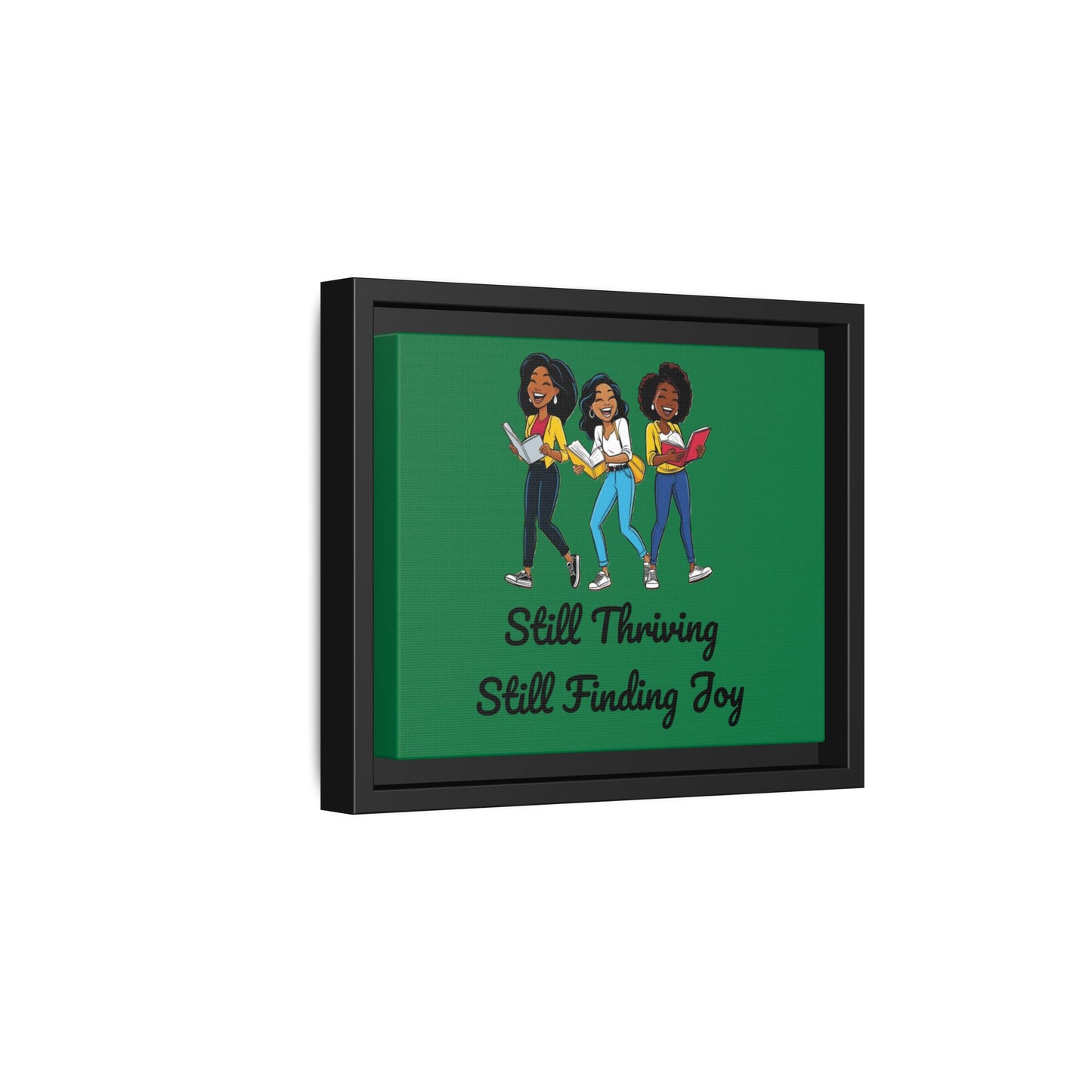 Thriving: Matte Canvas, Framed (Multi-color)