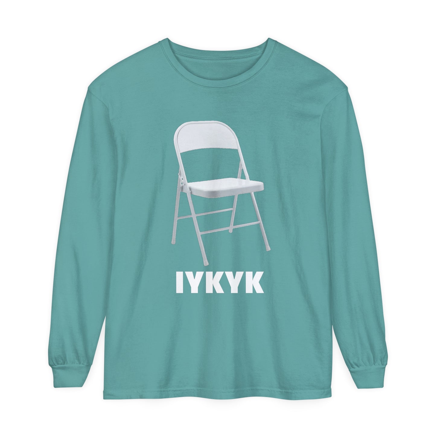 IYKYN: Unisex Garment-dyed Long Sleeve T-Shirt