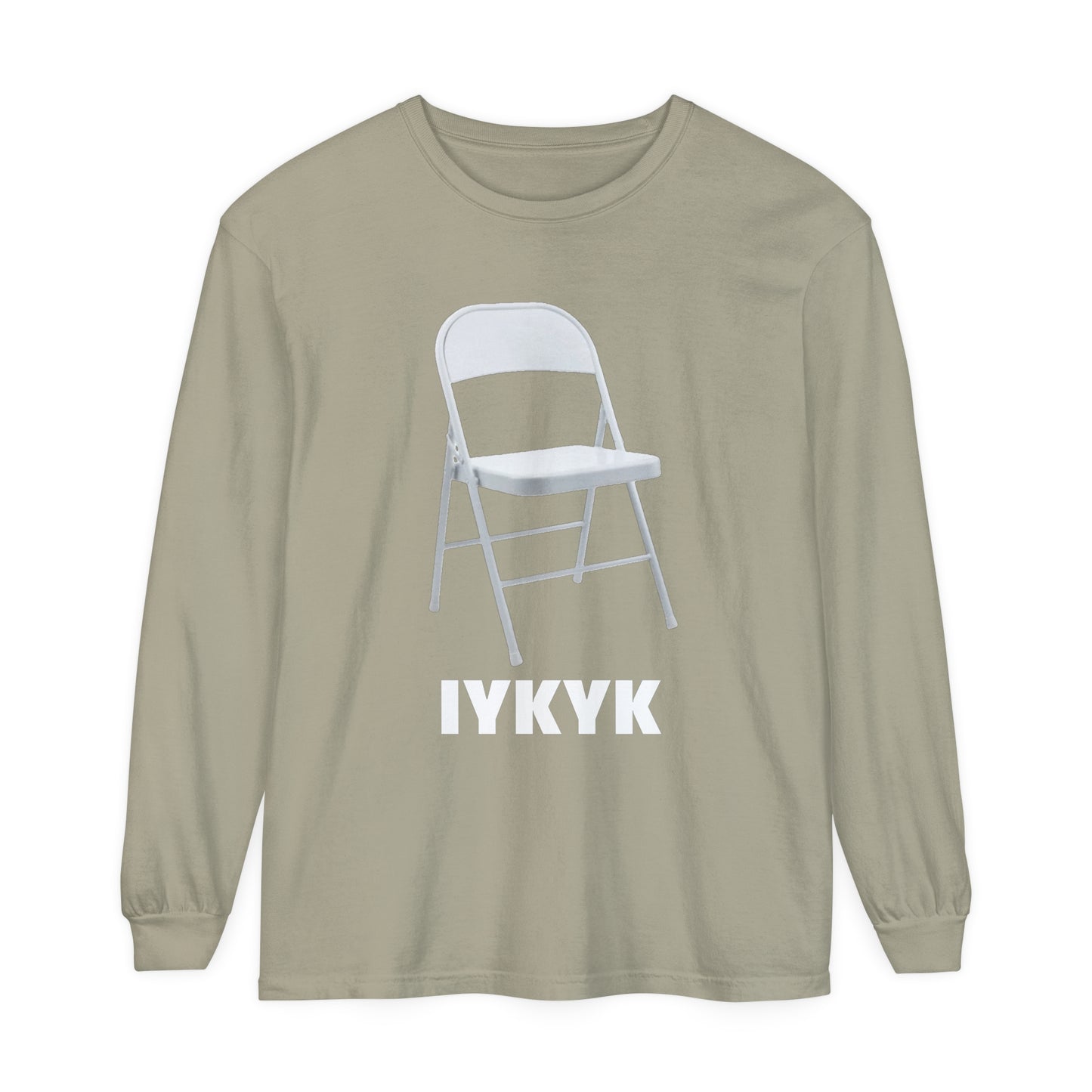 IYKYN: Unisex Garment-dyed Long Sleeve T-Shirt