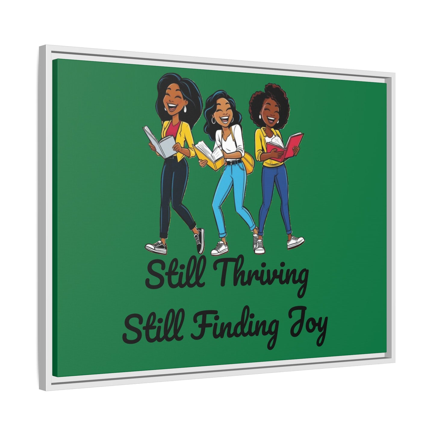 Thriving: Matte Canvas, Framed (Multi-color)