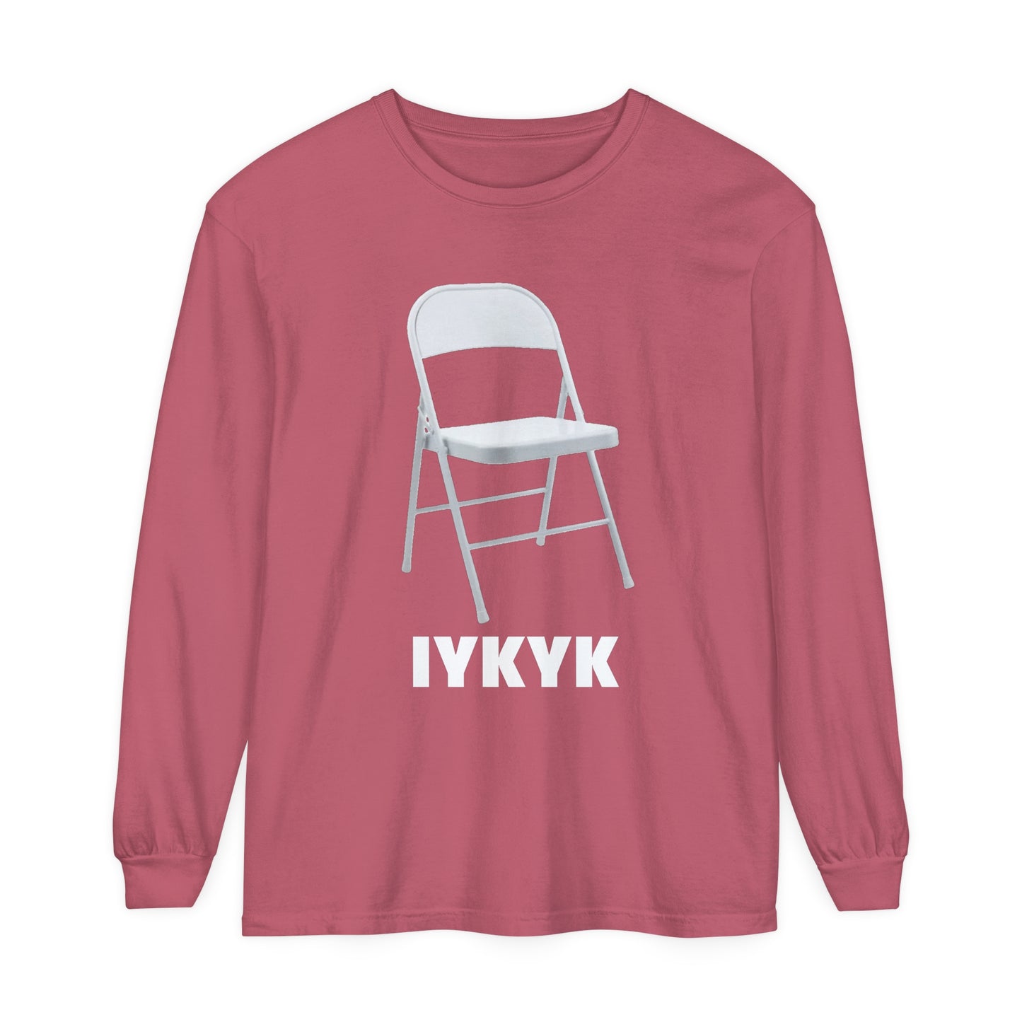 IYKYN: Unisex Garment-dyed Long Sleeve T-Shirt
