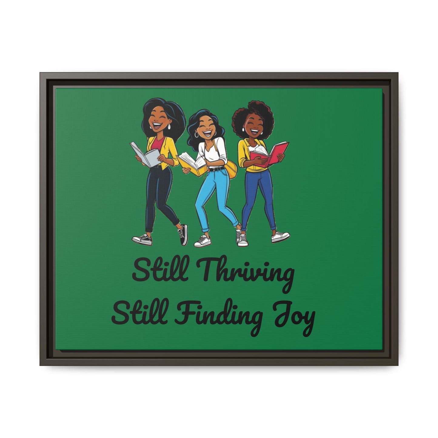 Thriving: Matte Canvas, Framed (Multi-color)