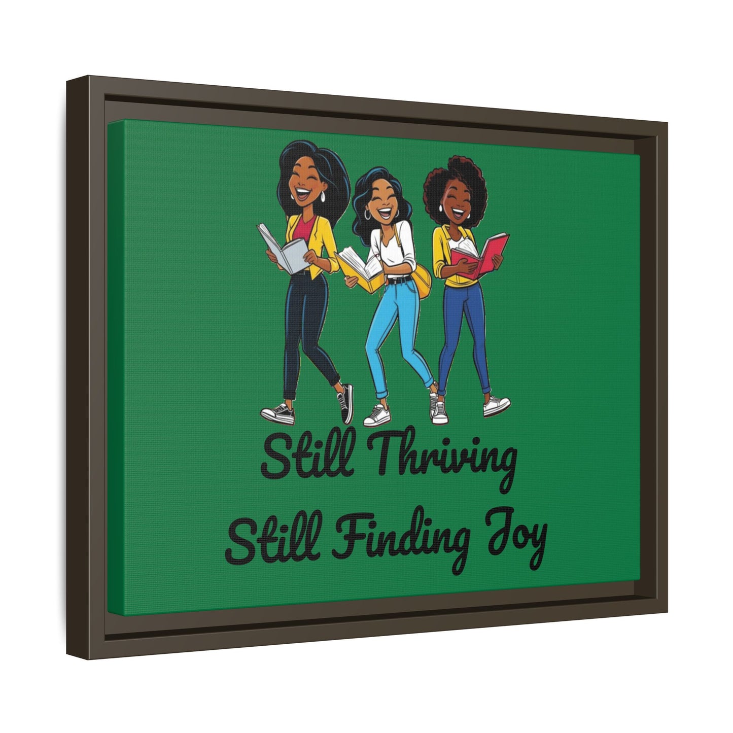 Thriving: Matte Canvas, Framed (Multi-color)