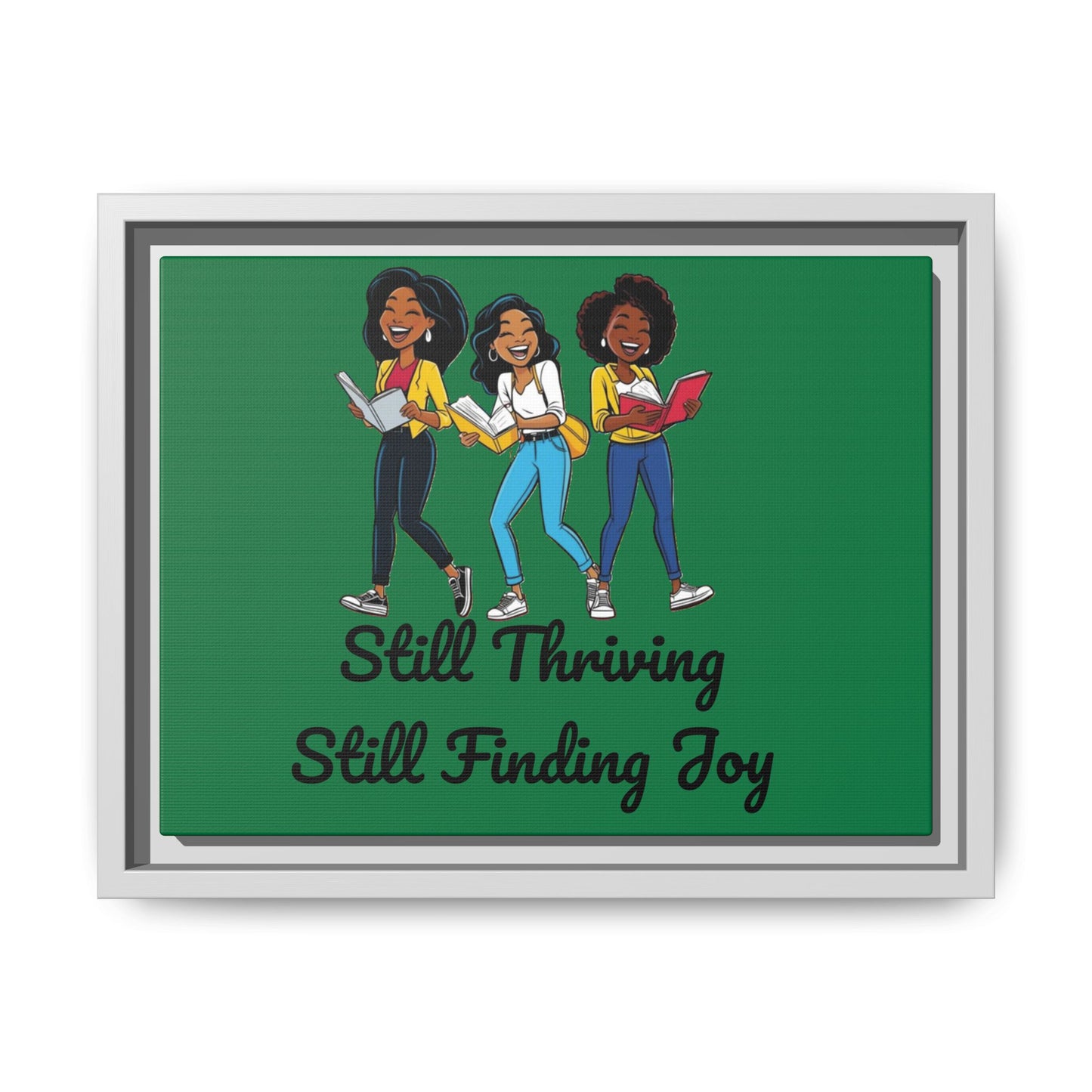 Thriving: Matte Canvas, Framed (Multi-color)