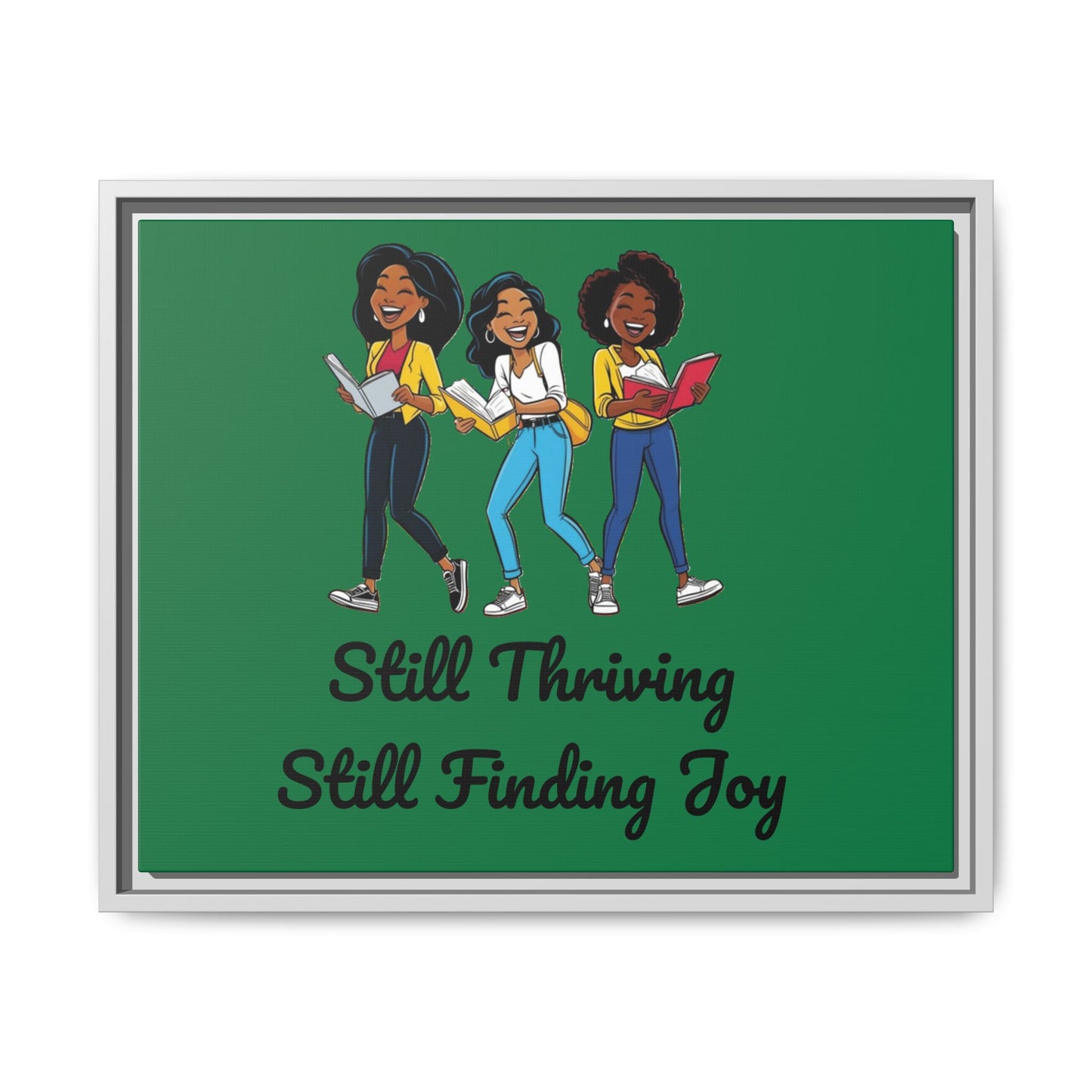 Thriving: Matte Canvas, Framed (Multi-color)