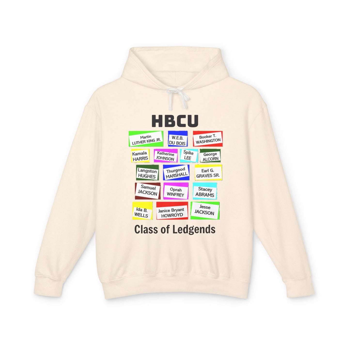 HBCU Legends: Unisex Lightweight Hooded Sweatshirt