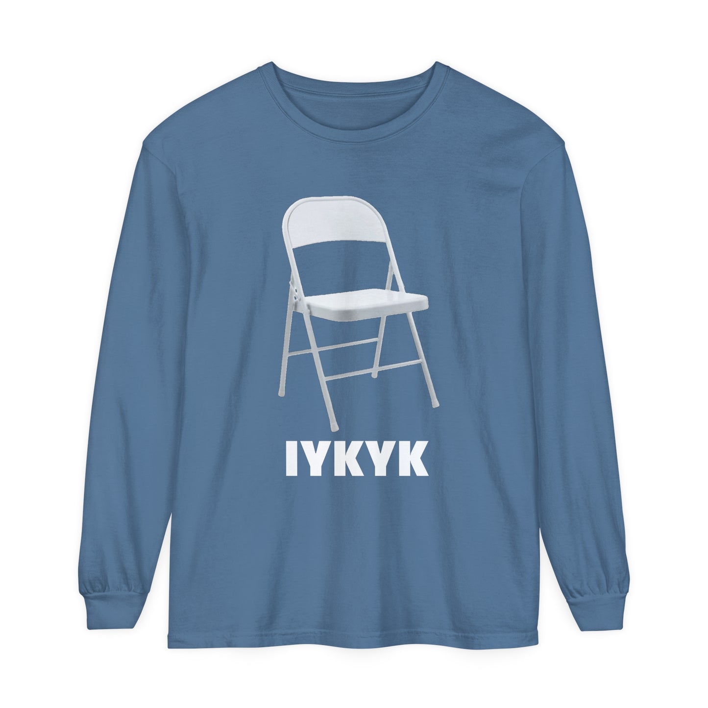IYKYN: Unisex Garment-dyed Long Sleeve T-Shirt