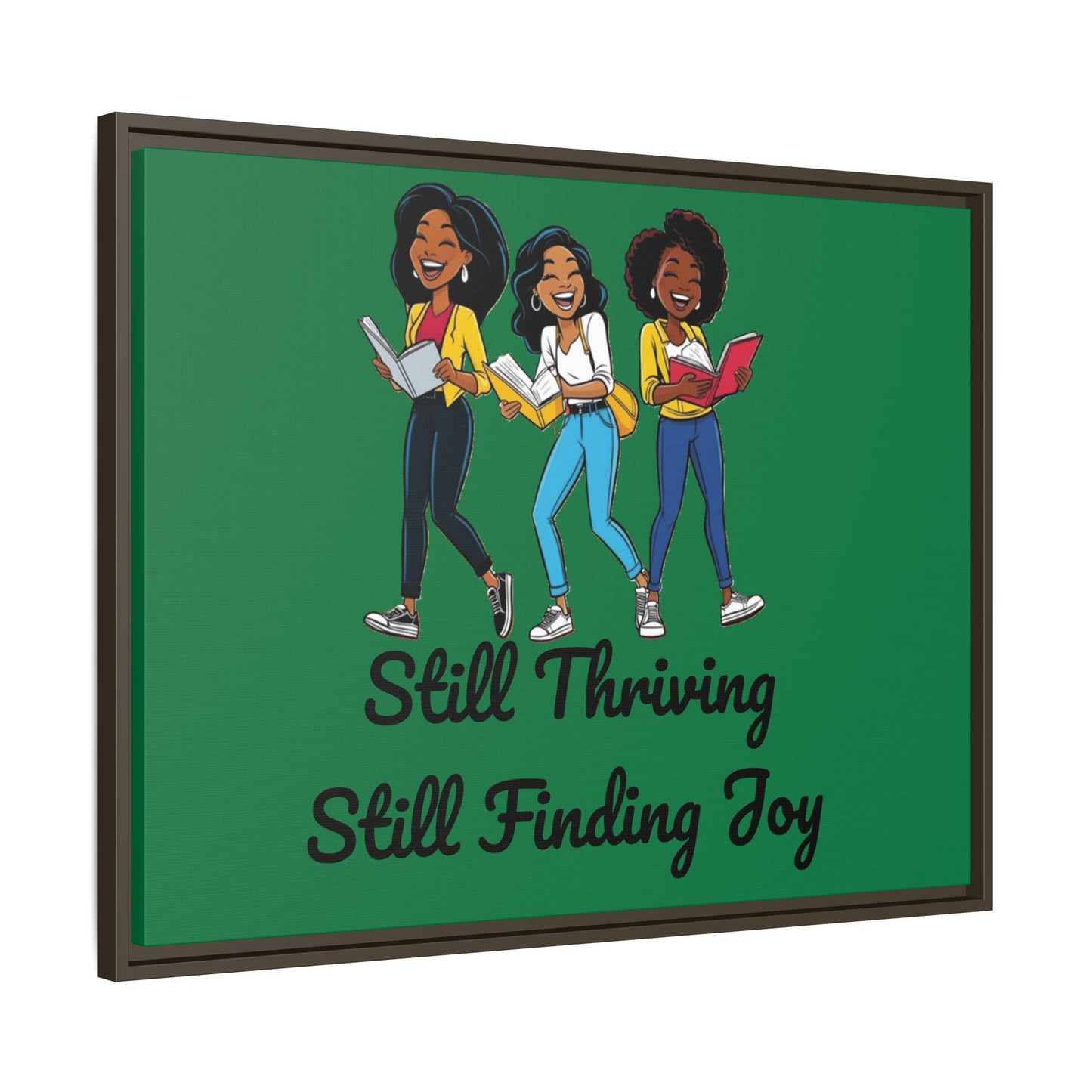 Thriving: Matte Canvas, Framed (Multi-color)