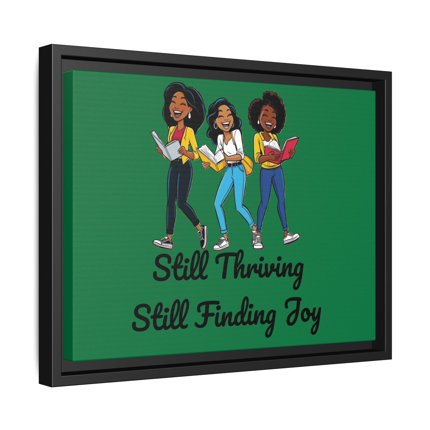 Thriving: Matte Canvas, Framed (Multi-color)