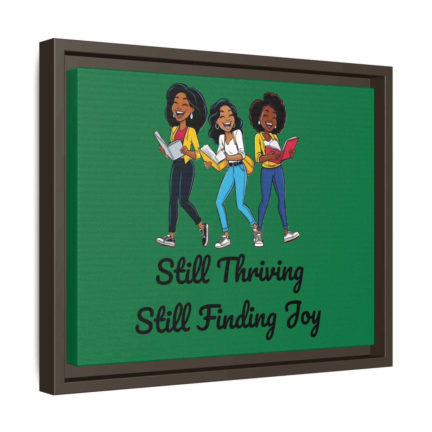 Thriving: Matte Canvas, Framed (Multi-color)