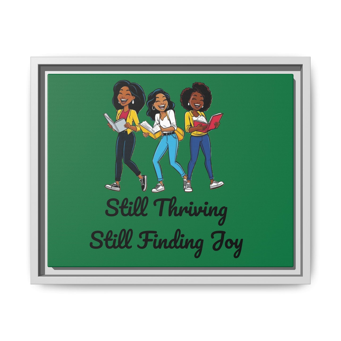 Thriving: Matte Canvas, Framed (Multi-color)