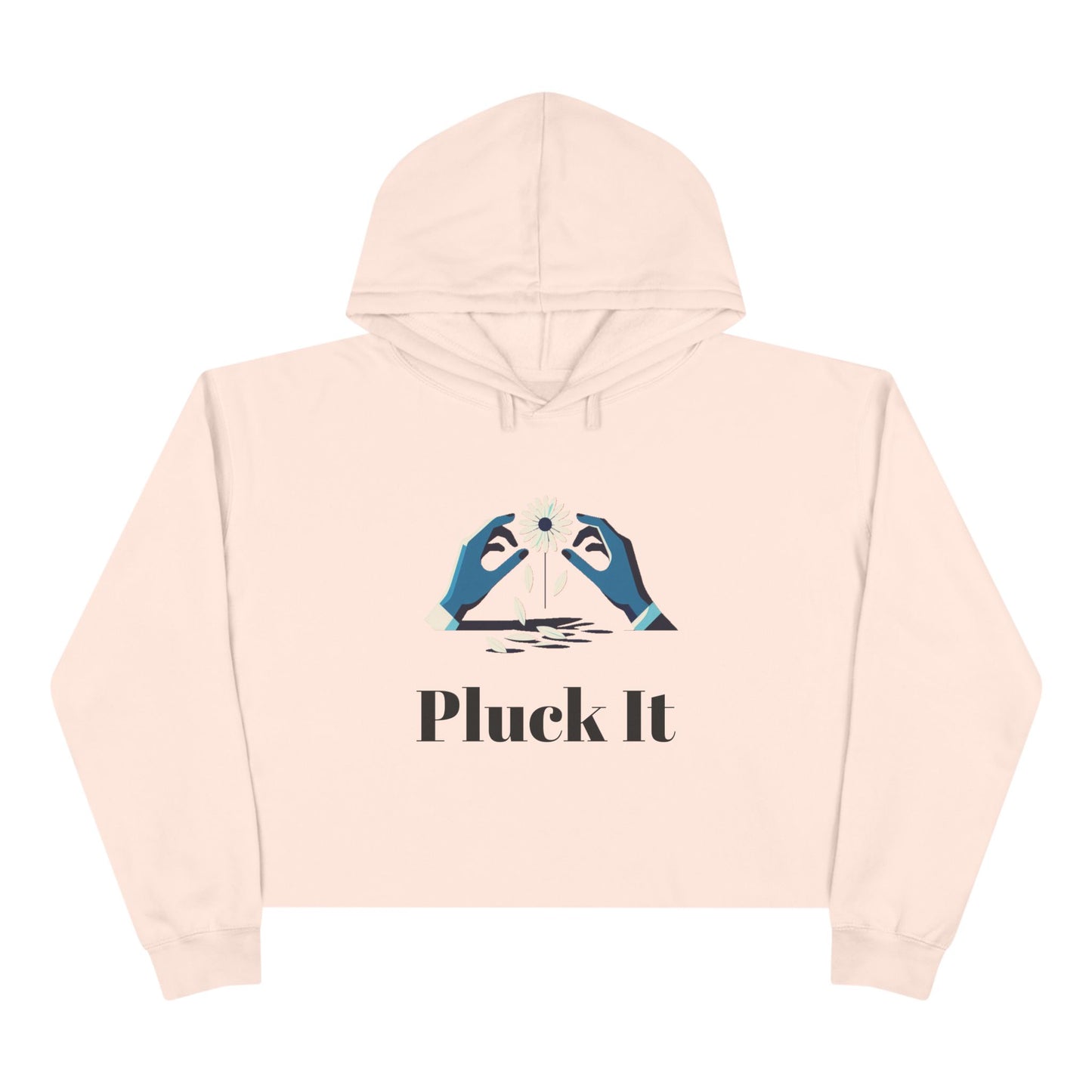 Pluck it Crop Hoodie