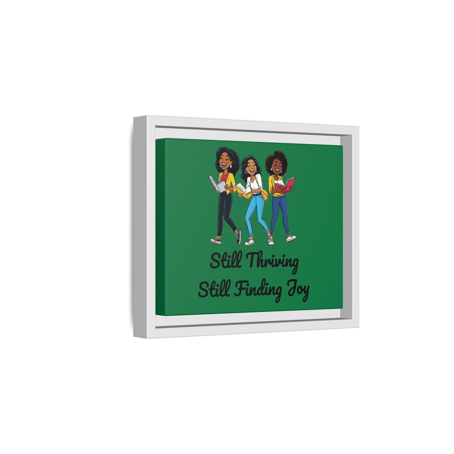 Thriving: Matte Canvas, Framed (Multi-color)