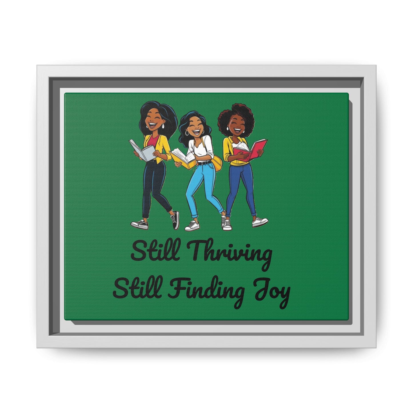 Thriving: Matte Canvas, Framed (Multi-color)