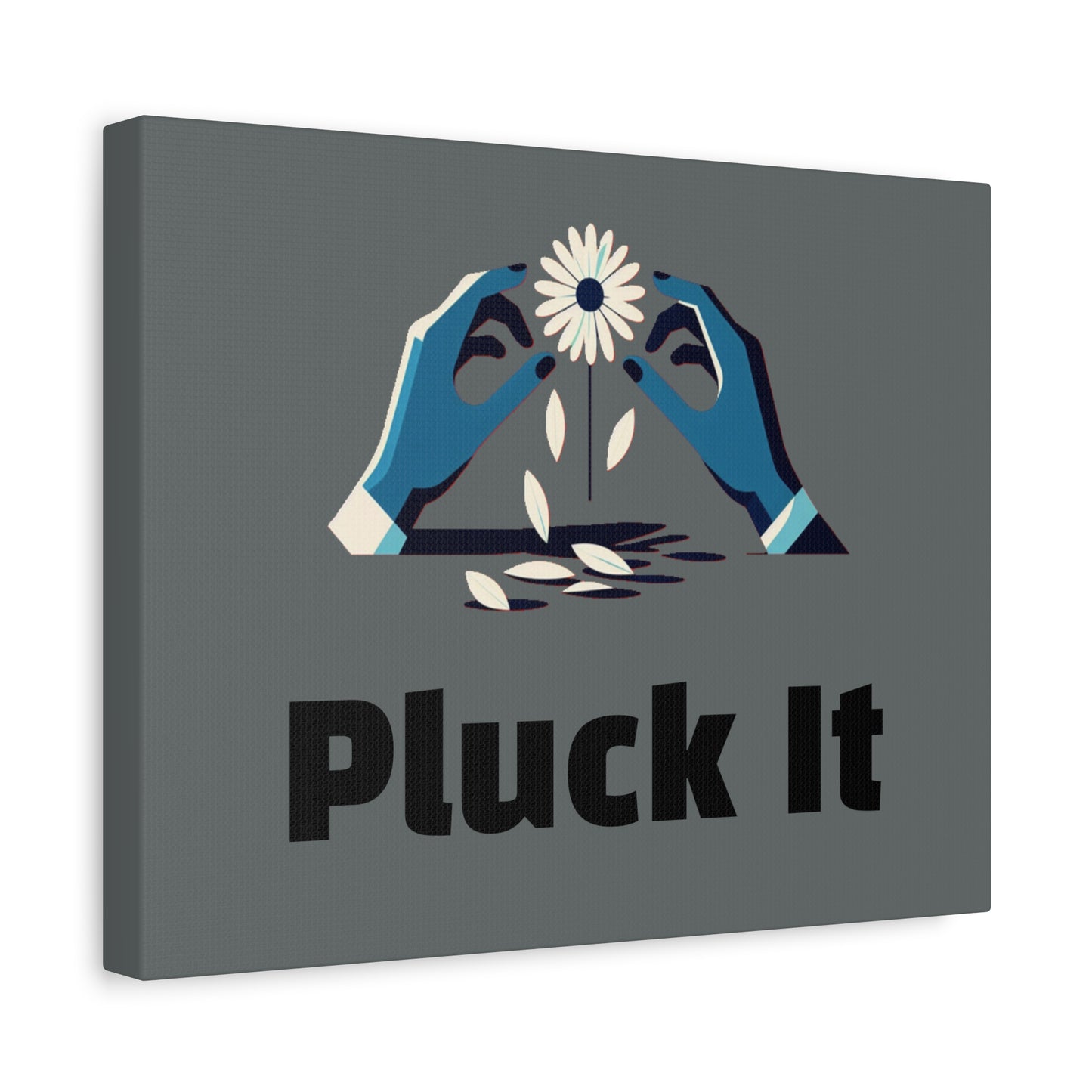 Pluck It Matte Canvas, Stretched, 1.25"