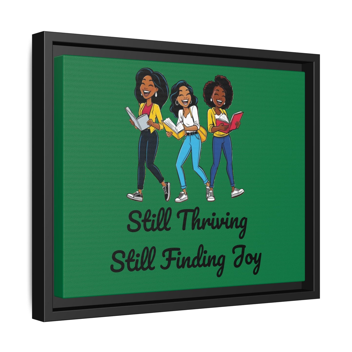 Thriving: Matte Canvas, Framed (Multi-color)