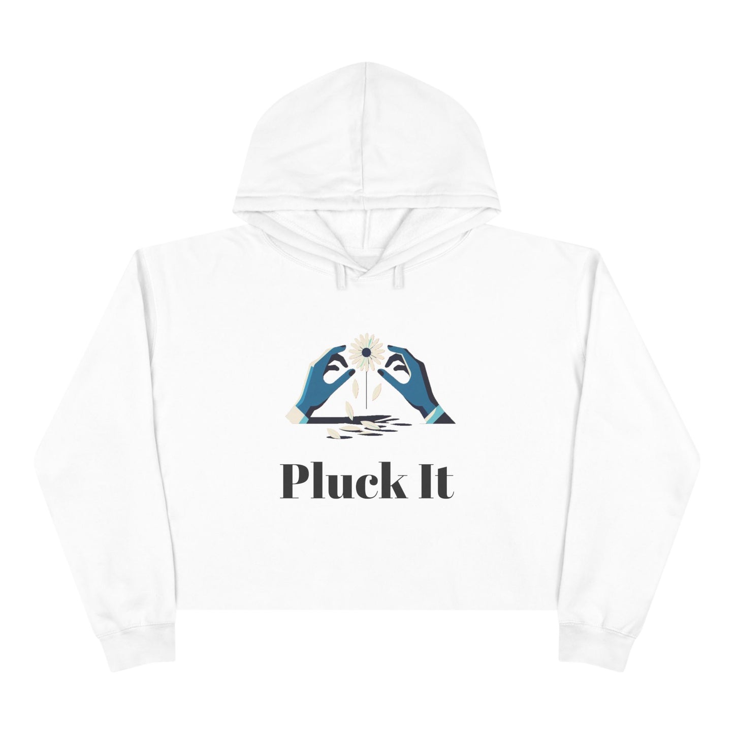 Pluck it Crop Hoodie
