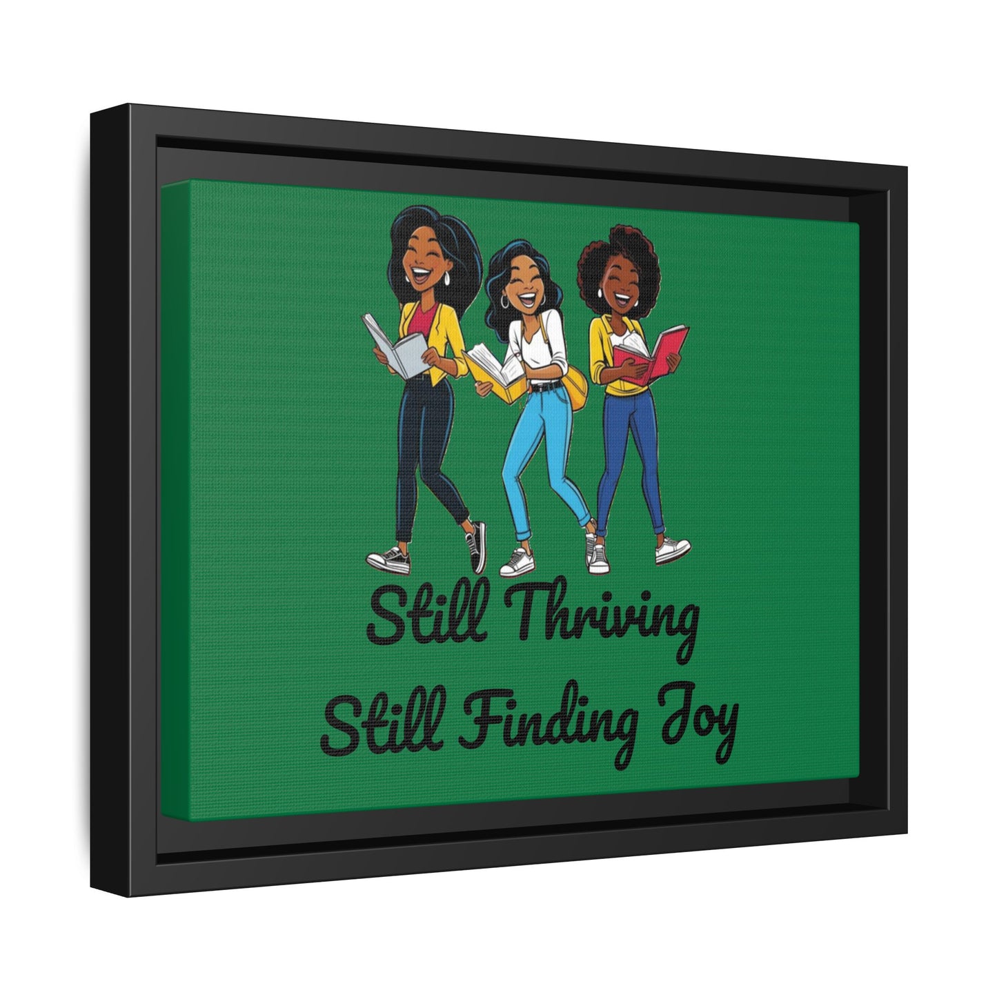 Thriving: Matte Canvas, Framed (Multi-color)
