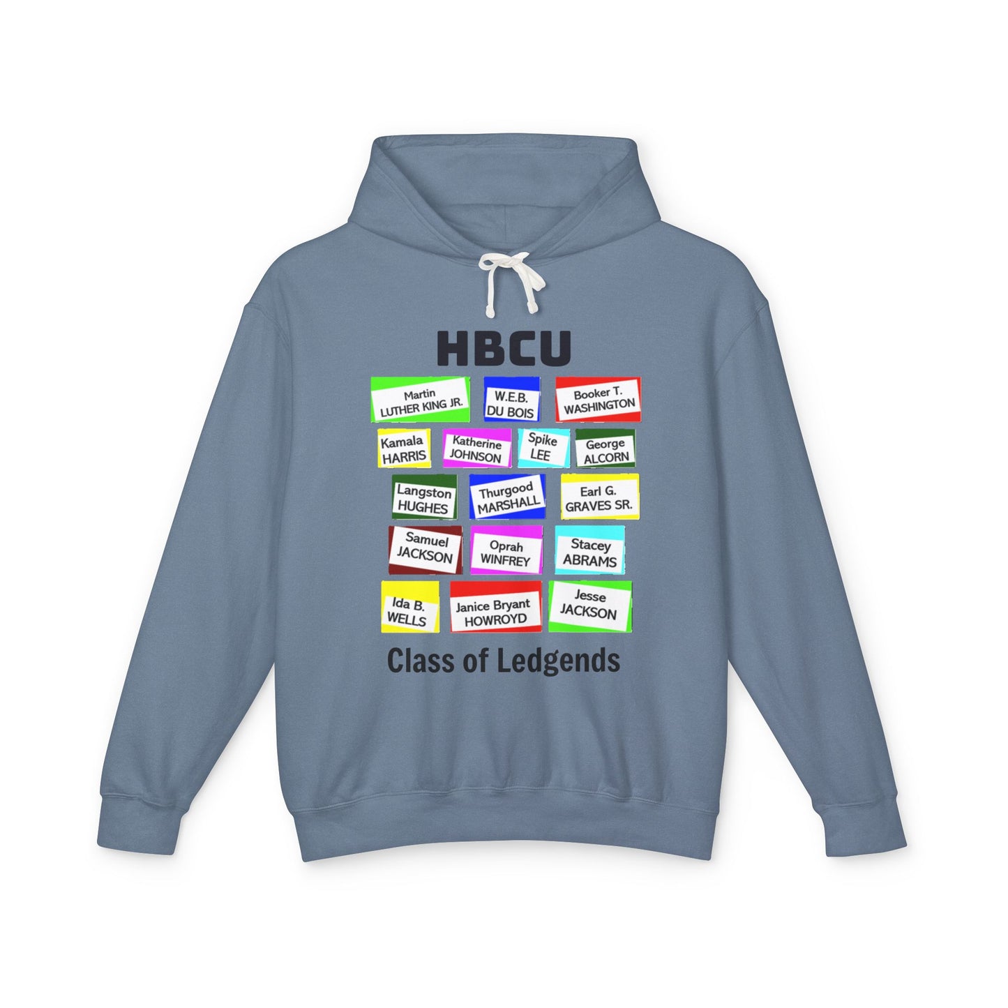 HBCU Legends: Unisex Lightweight Hooded Sweatshirt