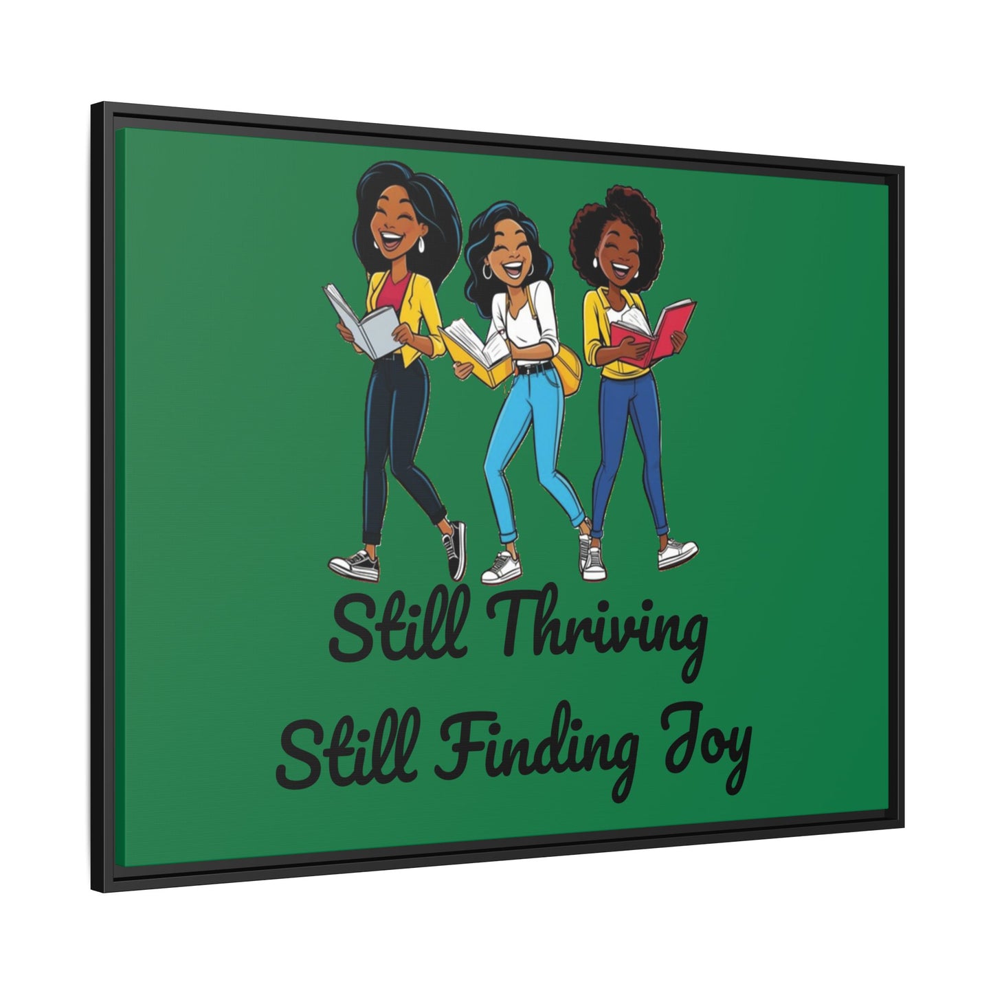 Thriving: Matte Canvas, Framed (Multi-color)