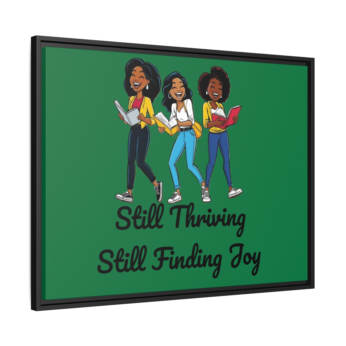 Thriving: Matte Canvas, Framed (Multi-color)