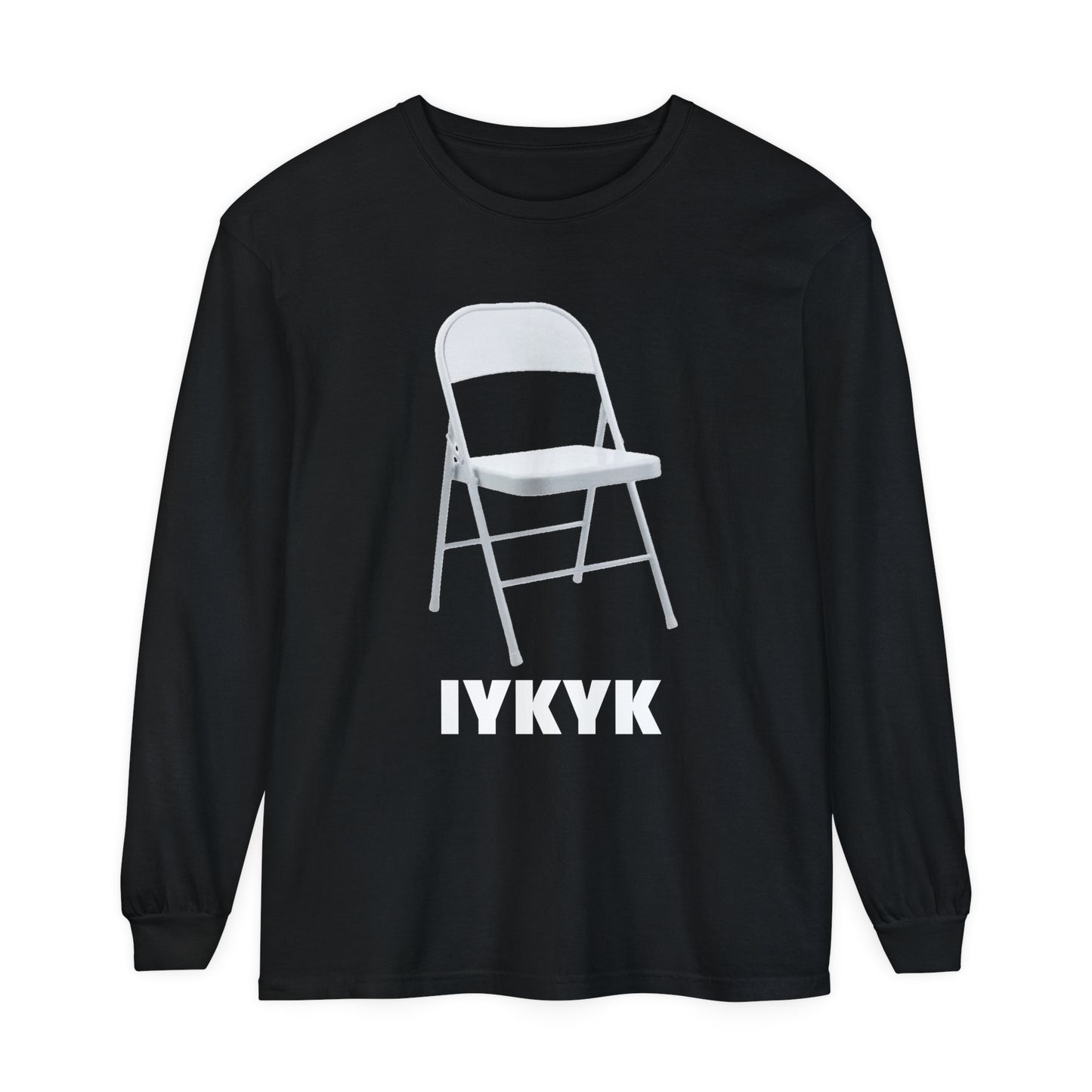 IYKYN: Unisex Garment-dyed Long Sleeve T-Shirt