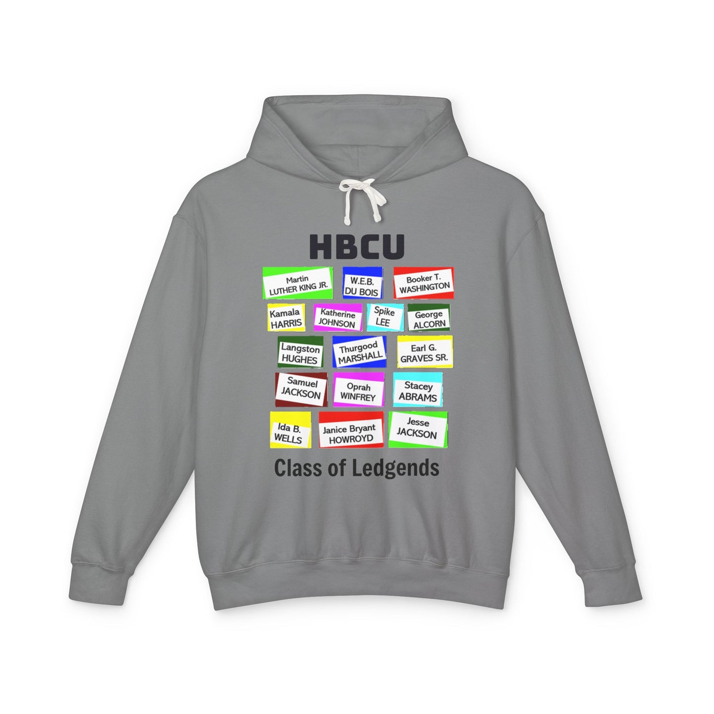 HBCU Legends: Unisex Lightweight Hooded Sweatshirt