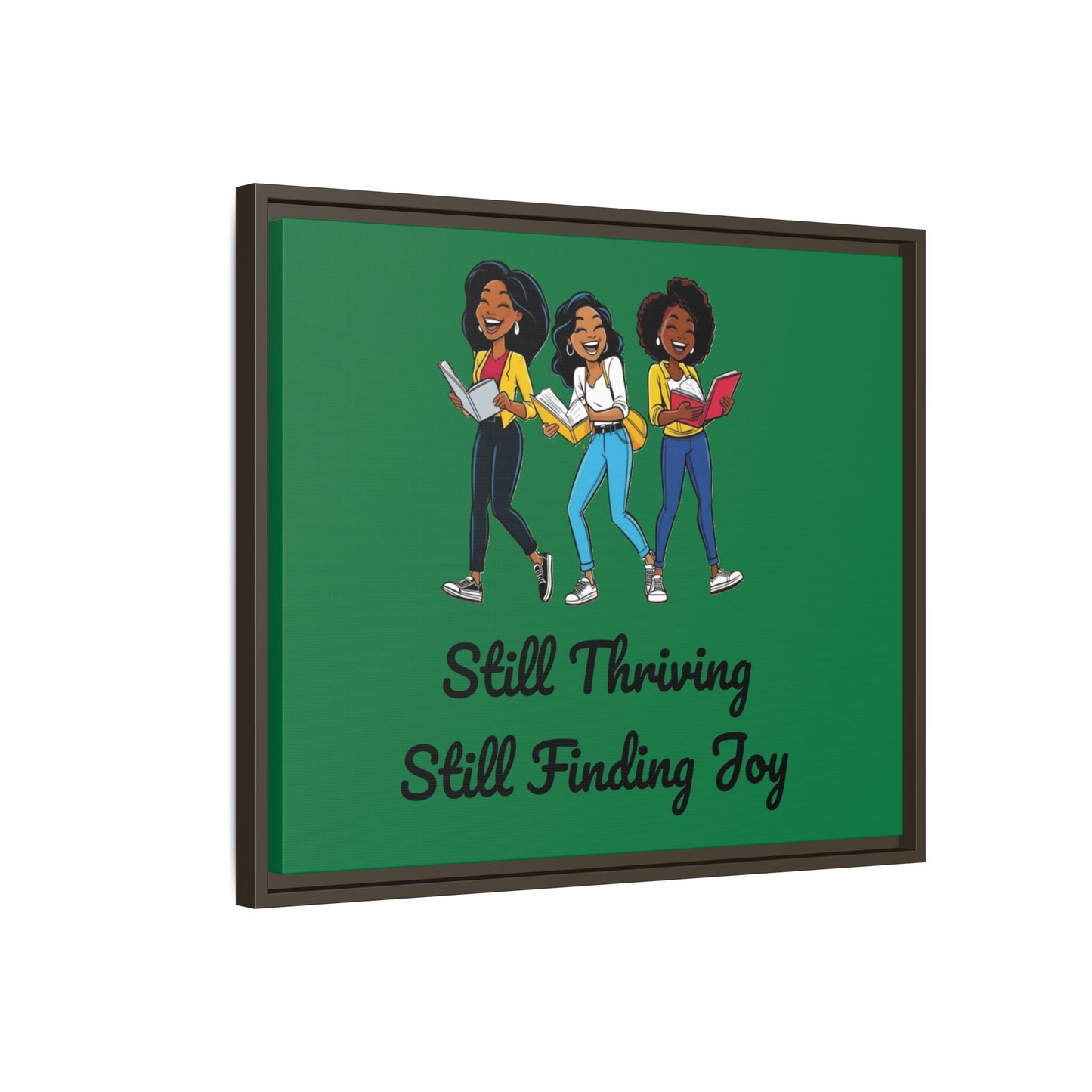 Thriving: Matte Canvas, Framed (Multi-color)