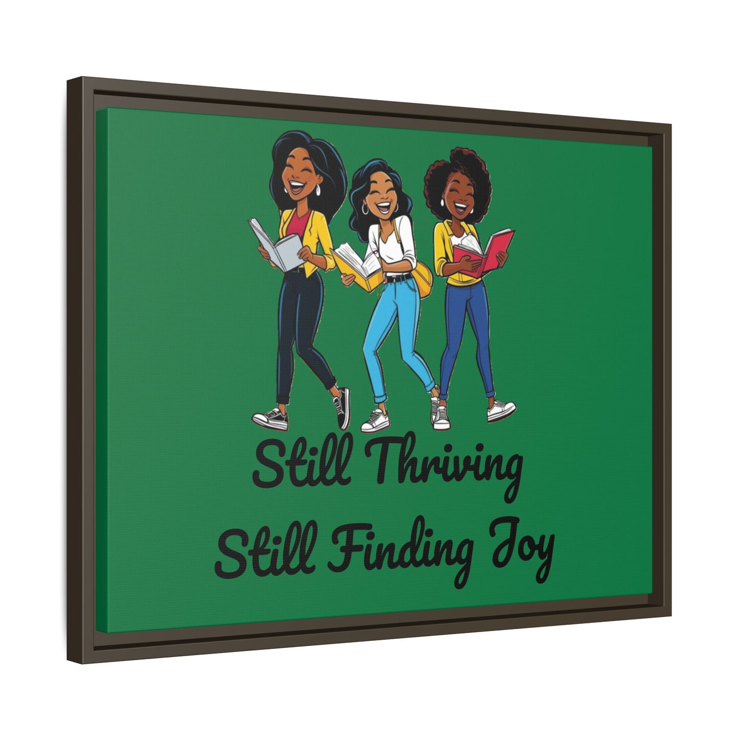 Thriving: Matte Canvas, Framed (Multi-color)