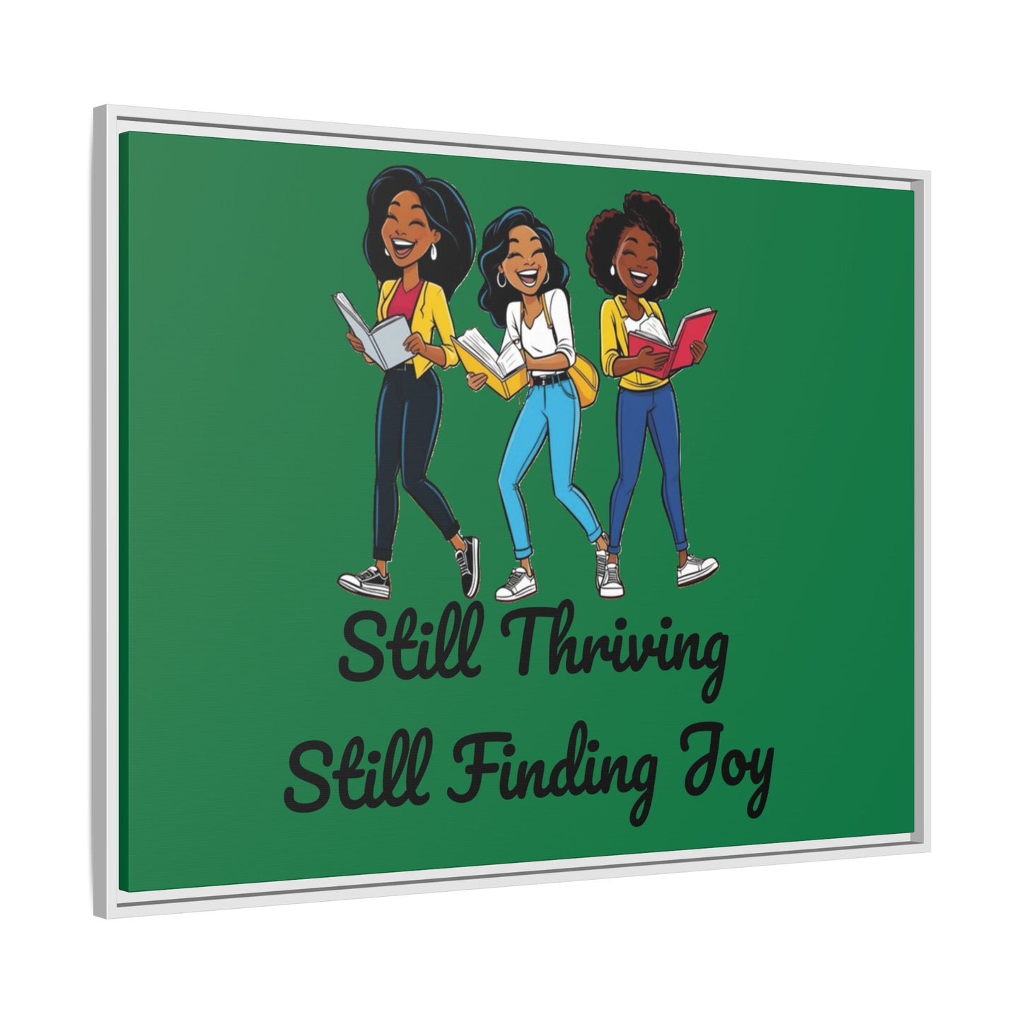 Thriving: Matte Canvas, Framed (Multi-color)