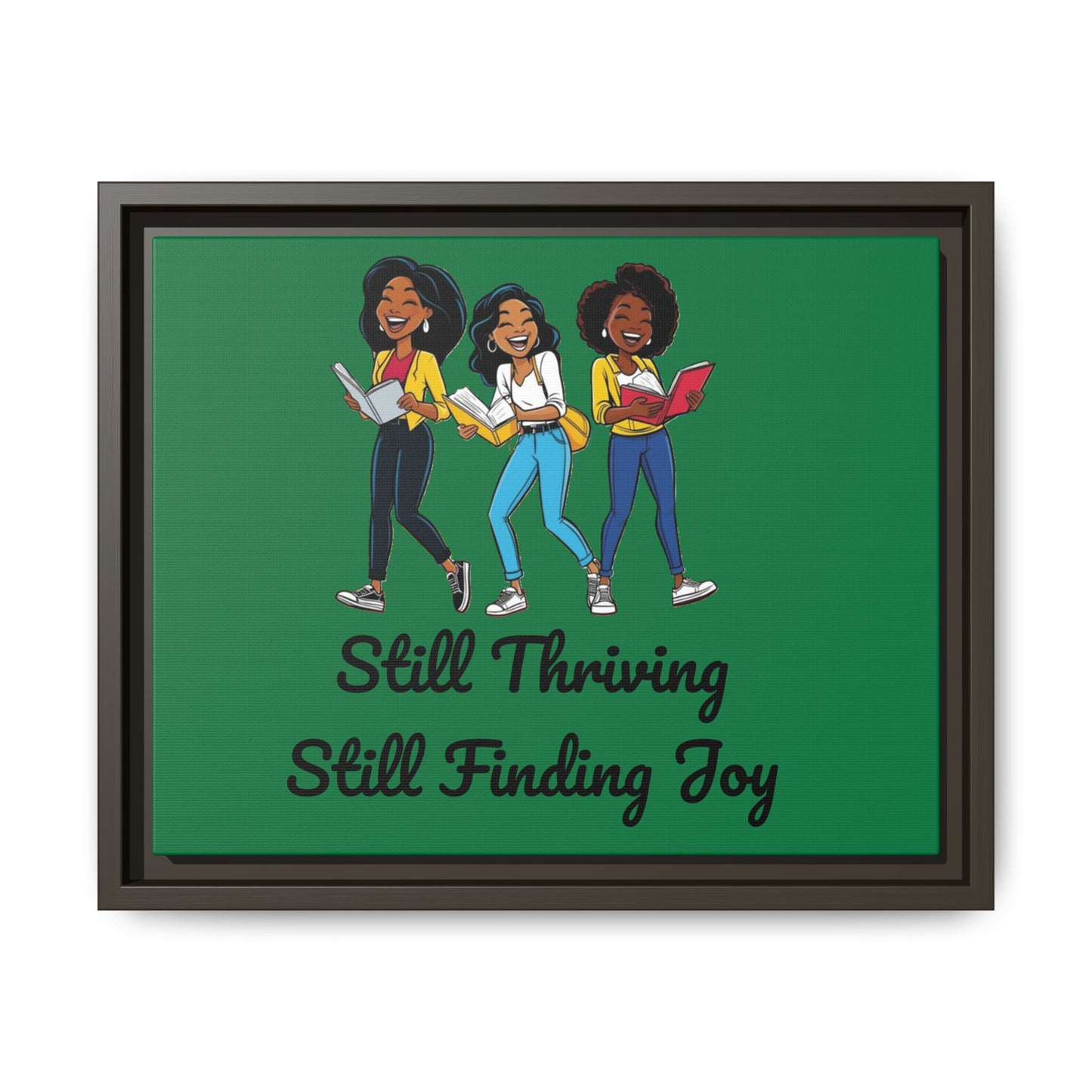 Thriving: Matte Canvas, Framed (Multi-color)