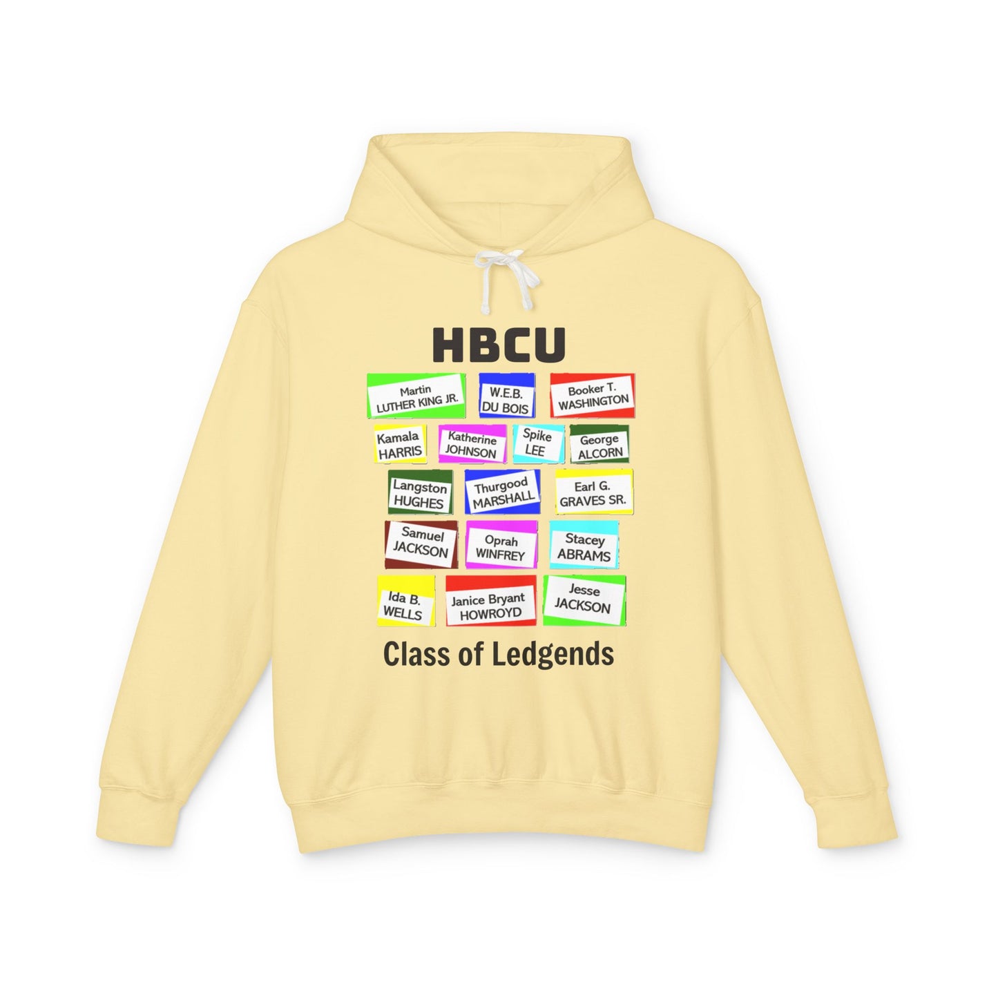 HBCU Legends: Unisex Lightweight Hooded Sweatshirt