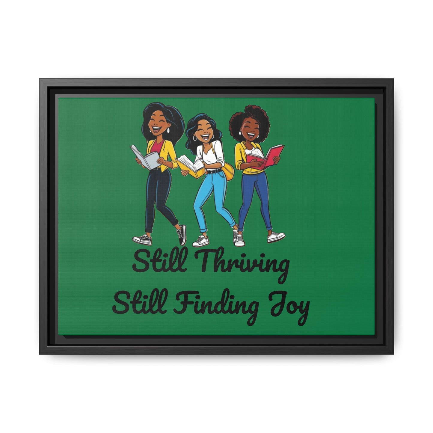 Thriving: Matte Canvas, Framed (Multi-color)