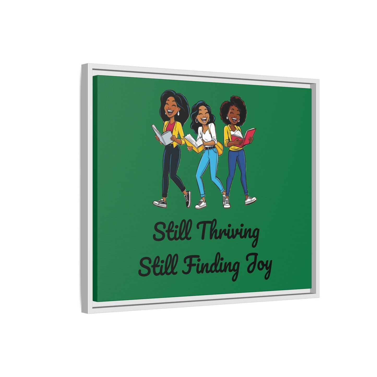 Thriving: Matte Canvas, Framed (Multi-color)