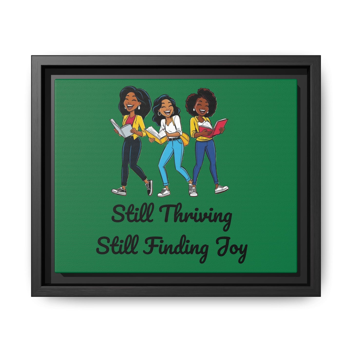 Thriving: Matte Canvas, Framed (Multi-color)