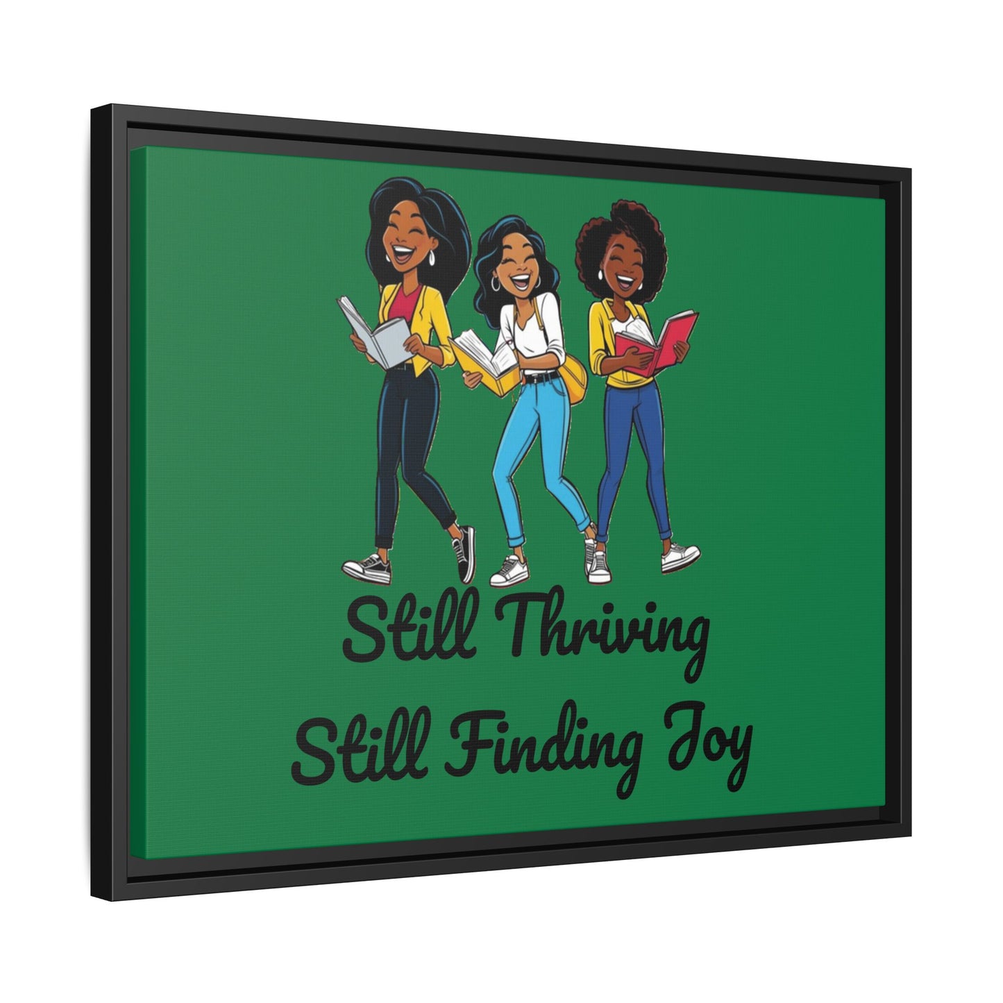 Thriving: Matte Canvas, Framed (Multi-color)