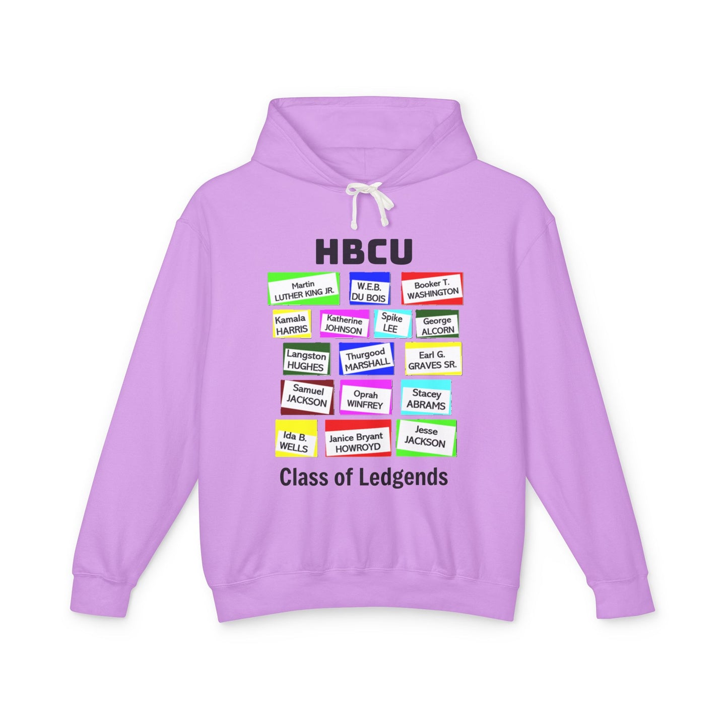 HBCU Legends: Unisex Lightweight Hooded Sweatshirt