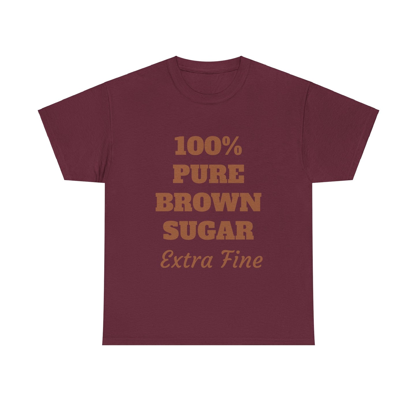 Brown Sugar Extra Fine: Unisex Heavy Cotton Tee