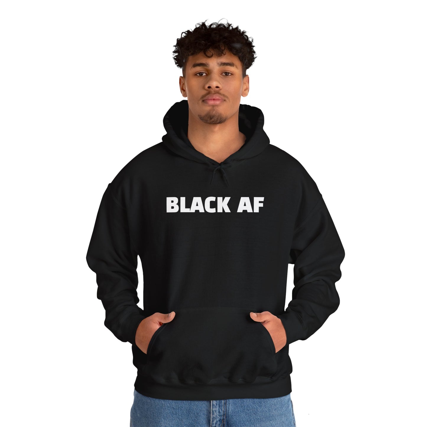 BLACK AF Unisex Heavy Blend™ Hooded Sweatshirt